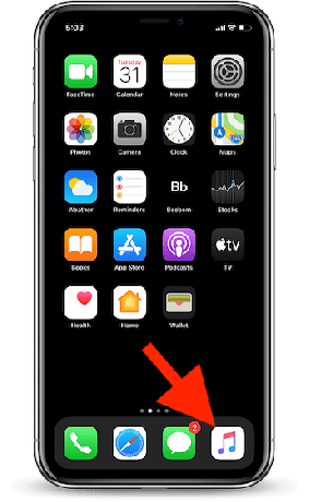 1. Spustite aplikáciu Hudba na svojom iPhone alebo iPade. 