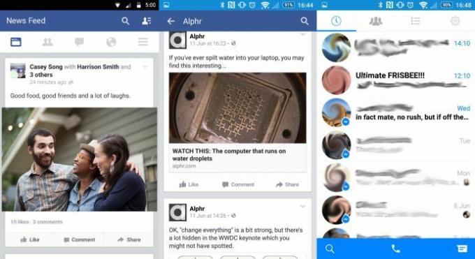 migliori app Android 2015: Facebook e Messenger