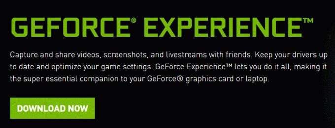 Download Geforce Experience