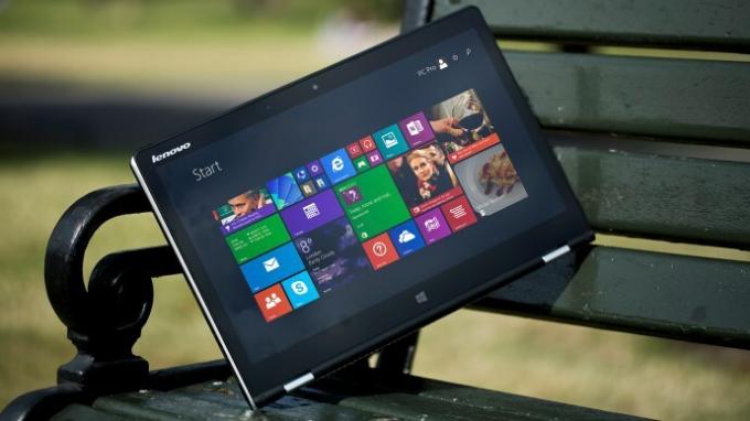 Test du Lenovo Yoga 3: En mode tablette