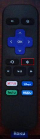 Roku Remote - 별표 버튼
