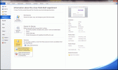 Tangkapan layar Microsoft Office 2010: Memulihkan item yang belum disimpan