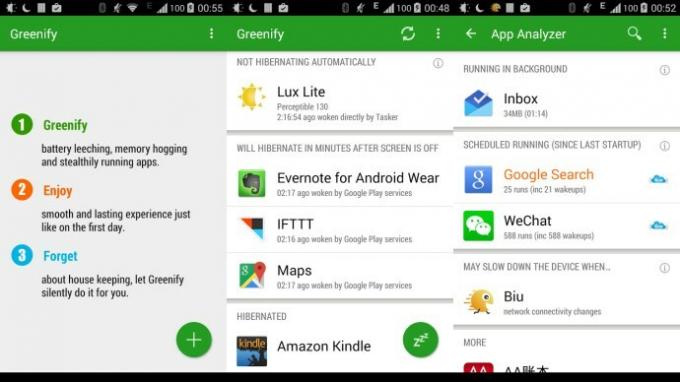 საუკეთესო Android აპლიკაციები 2015 - Greenify