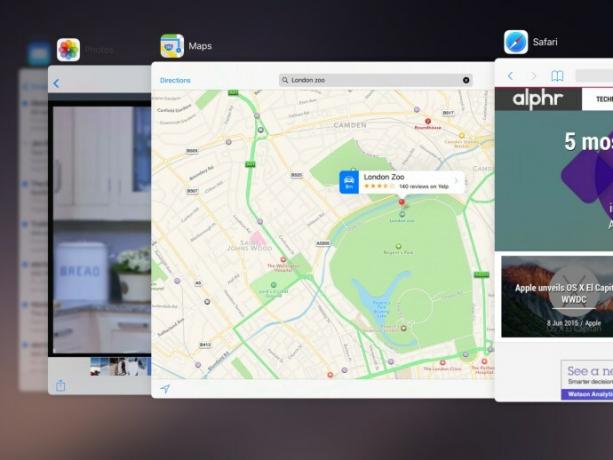 Revue iOS 9: nouveau look multitâche