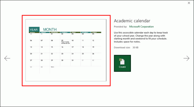 Cum se creează un calendar în Excel