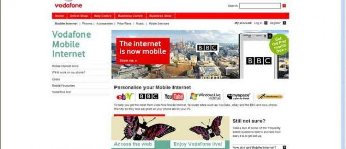 Vodafone pretvára svoj mobilný internet