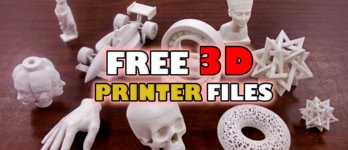 Где найти бесплатные файлы для 3D-принтеров