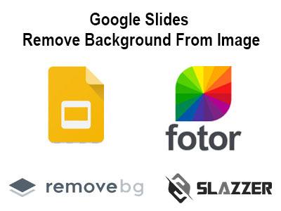 Как удалить фон из изображения в Google Slides