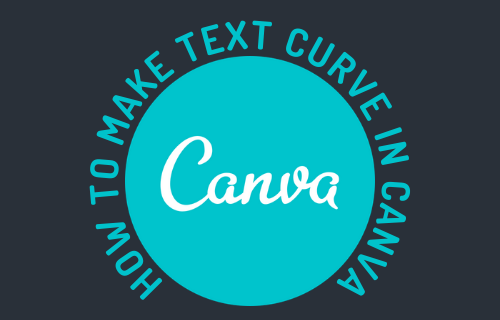 Come creare curve di testo in Canva