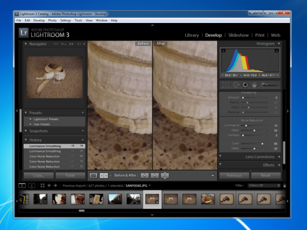 Adobe Photoshop Lightroom 3 шумоподавление