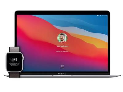 oprava Apple Watch neodomyká mac s macOS big sur