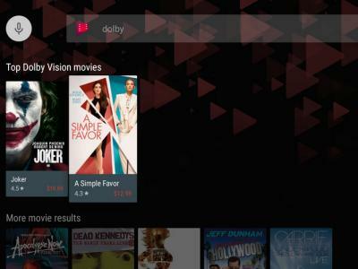 Webová stránka Dolby Vision GGL Play Movies